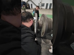 Forja del rotor del generador de energía con ranuras,prueba de estabilidad térmica
