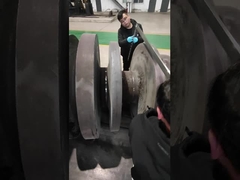 Forja del rotor del generador de energía con ranuras,prueba de estabilidad térmica