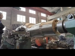 Forja del rotor de la turbina de vapor de acero super, eje principal de la turbina de viento mecánica