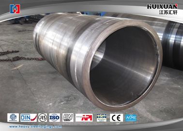 Forja de acero del tubo del diámetro grande de ASTM modificada para requisitos particulares para el anillo echado del engranaje