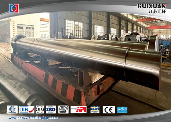 Forjadoras de acero pesado ASME Forjadoras de eje marino, eje de buque, eje de cola, timón