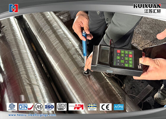 Forja de acero de aleación 25Cr2Ni4MoV, 34CrNiMo6 Eje de acero pesado, eje de motor.